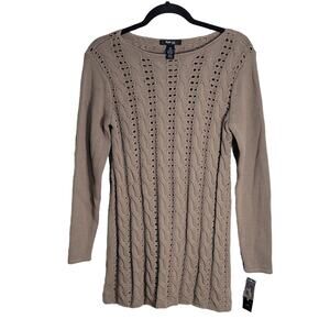 Style & Co. Petite Truffle Knit Sweater, Women's PM, NWT